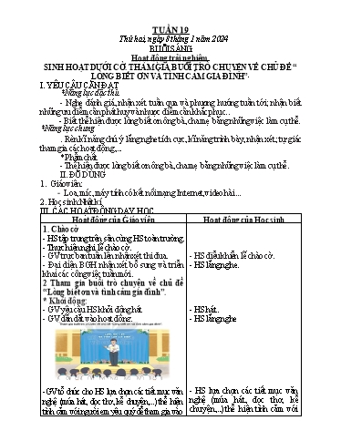 Giáo án các môn Lớp 2 - Tuần 19 - Năm học 2023-2024 - Nguyễn Thị Thanh Huyền