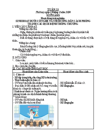 Giáo án các môn Lớp 2 - Tuần 23 - Năm học 2023-2024 - Nguyễn Thị Thanh Huyền