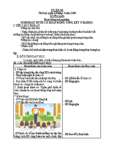 Giáo án các môn Lớp 2 - Tuần 36 - Năm học 2023-2024 - Nguyễn Thị Thanh Huyền