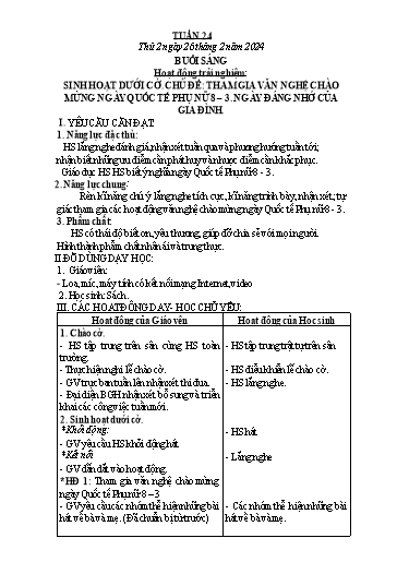 Giáo án các môn Lớp 3 - Tuần 24 - Năm học 2023-2024 - Phan Thị Tú Anh