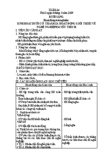 Giáo án các môn Lớp 3 - Tuần 34 - Năm học 2023-2024 - Phan Thị Tú Anh