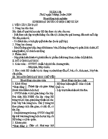 Kế hoạch bài dạy các môn Khối 1 - Tuần 22 - Năm học 2023-2024 - Lê Thị Kim Hiền