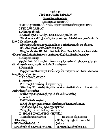Kế hoạch bài dạy các môn Lớp 1 - Tuần 19 - Năm học 2023-2024 - Lê Thị Kim Hiền