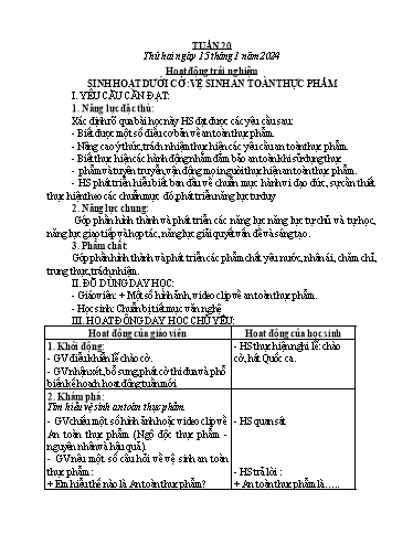 Kế hoạch bài dạy các môn Lớp 1 - Tuần 20 - Năm học 2023-2024 - Lê Thị Kim Hiền