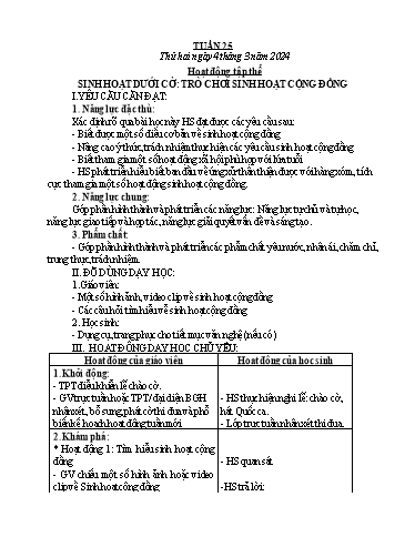 Kế hoạch bài dạy các môn Lớp 1 - Tuần 25 - Năm học 2023-2024 - Lê Thị Kim Hiền