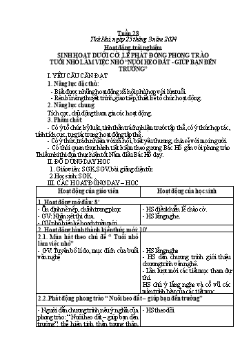 Kế hoạch bài dạy các môn Lớp 1 - Tuần 28 - Năm học 2023-2024 - Nguyễn Thị Phương