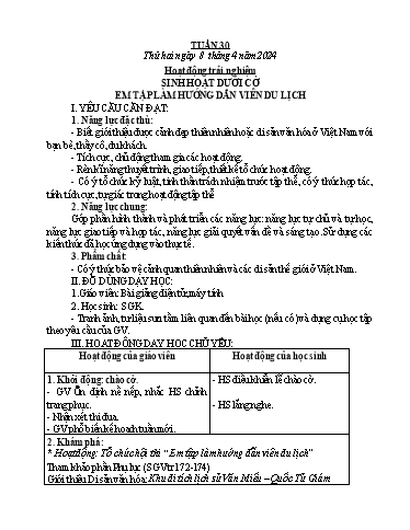Kế hoạch bài dạy các môn Lớp 1 - Tuần 30 - Năm học 2023-2024 - Lê Thị Kim Hiền