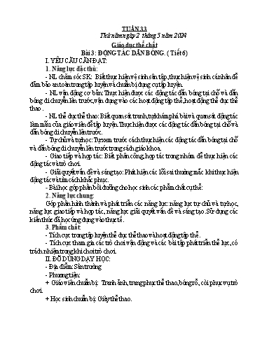 Kế hoạch bài dạy các môn Lớp 1 - Tuần 33 - Năm học 2023-2024 - Lê Thị Kim Hiền