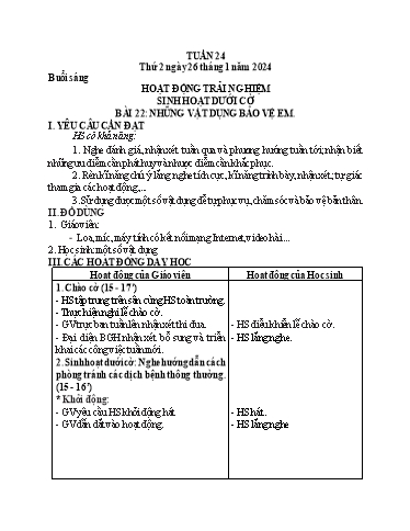 Kế hoạch bài dạy các môn Lớp 2 - Tuần 24 - Năm học 2023-2024 - Nguyễn Thị Ngọc Soa