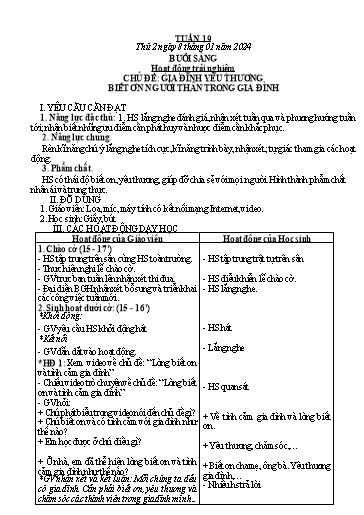 Kế hoạch bài dạy các môn Lớp 3 - Tuần 19 - Năm học 2023-2024 - Nguyễn Thị Dung