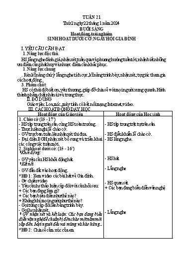 Kế hoạch bài dạy các môn Lớp 3 - Tuần 21 - Năm học 2023-2024 - Nguyễn Thị Dung