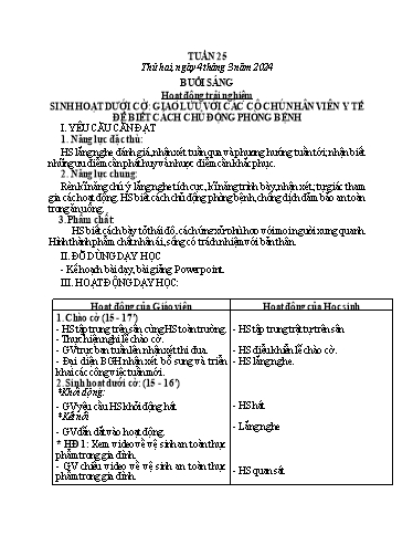 Kế hoạch bài dạy các môn Lớp 3 - Tuần 25 - Năm học 2023-2024 - Nguyễn Thị Dung