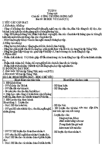 Kế hoạch bài dạy các môn Lớp 3 - Tuần 5 - Năm học 2023-2024 - Nguyễn Thị Dung