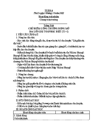 Kế hoạch bài dạy các môn Lớp 3 - Tuần 6 - Năm học 2023-2024 - Nguyễn Thị Dung