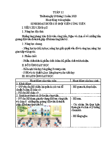 Kế hoạch bài dạy các môn Lớp 4 - Tuần 12 - Năm học 2023-2024 - Phạm Thị Hằng