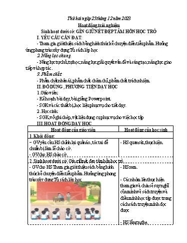 Kế hoạch bài dạy các môn Lớp 4 - Tuần 17 - Năm học 2023-2024 - Phạm Thị Hằng