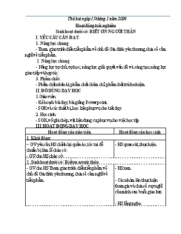 Kế hoạch bài dạy các môn Lớp 4 - Tuần 20 - Năm học 2023-2024 - Võ Thị Hồng Gấm