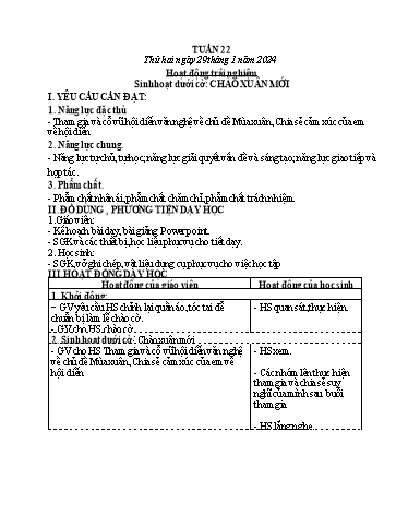Kế hoạch bài dạy các môn Lớp 4 - Tuần 22 - Năm học 2023-2024 - Phạm Thị Hằng
