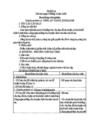 Kế hoạch bài dạy các môn Lớp 4 - Tuần 23 - Năm học 2023-2024 - Võ Thị Hồng Gấm