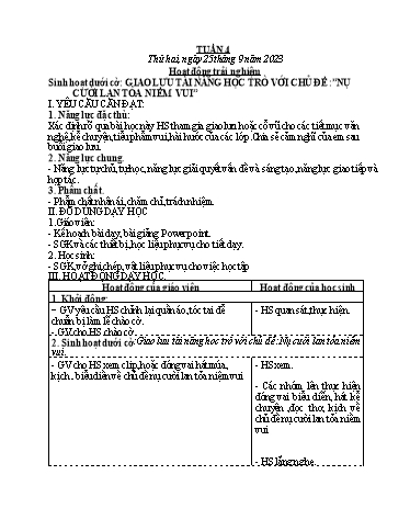 Kế hoạch bài dạy các môn Lớp 4 - Tuần 4 - Năm học 2023-2024 - Phạm Thị Hằng