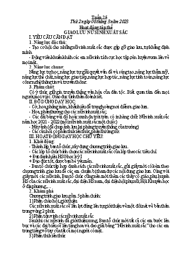 Kế hoạch bài dạy các môn Lớp 5 - Tuần 25 - Năm học 2023-2024 - Võ Thị Hồng Hạnh