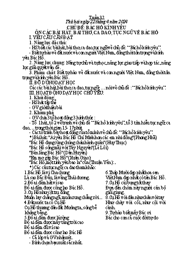 Kế hoạch bài dạy các môn Lớp 5 - Tuần 32 - Năm học 2023-2024 - Phan Thị Quỳnh Trang